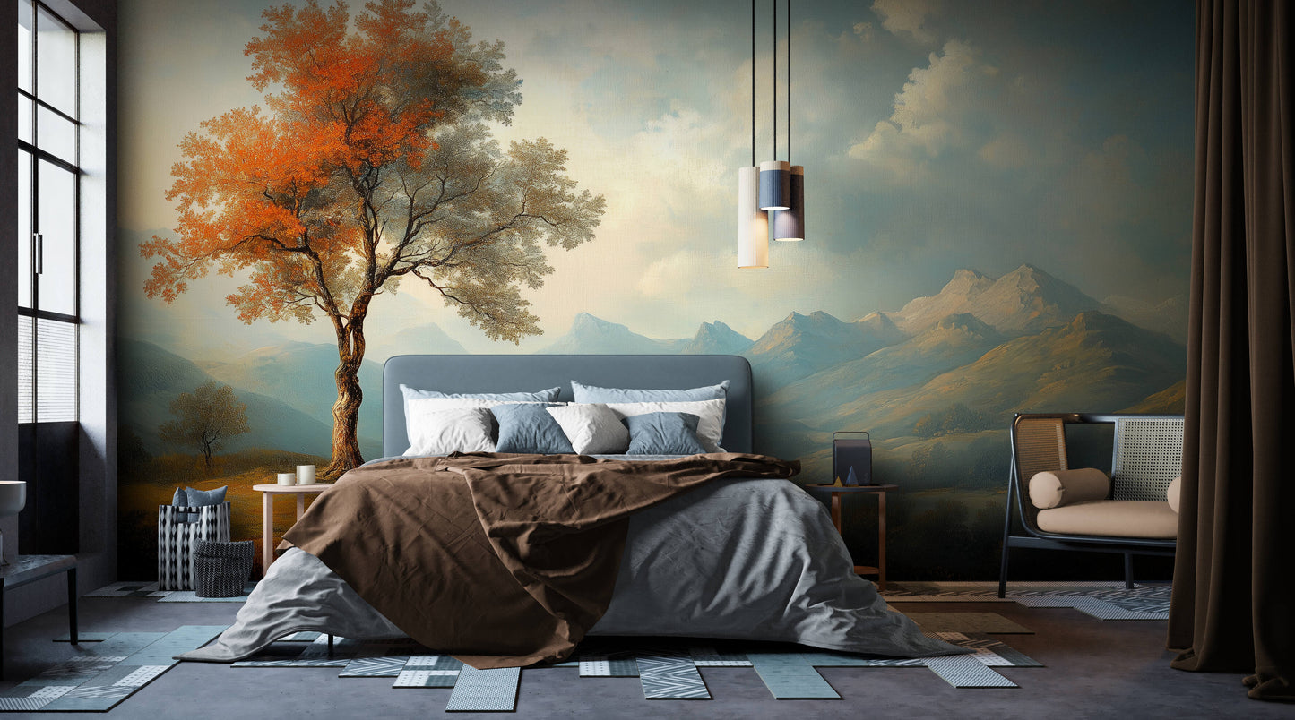 Landscape Wallpaper - Peel and Stick Polyester