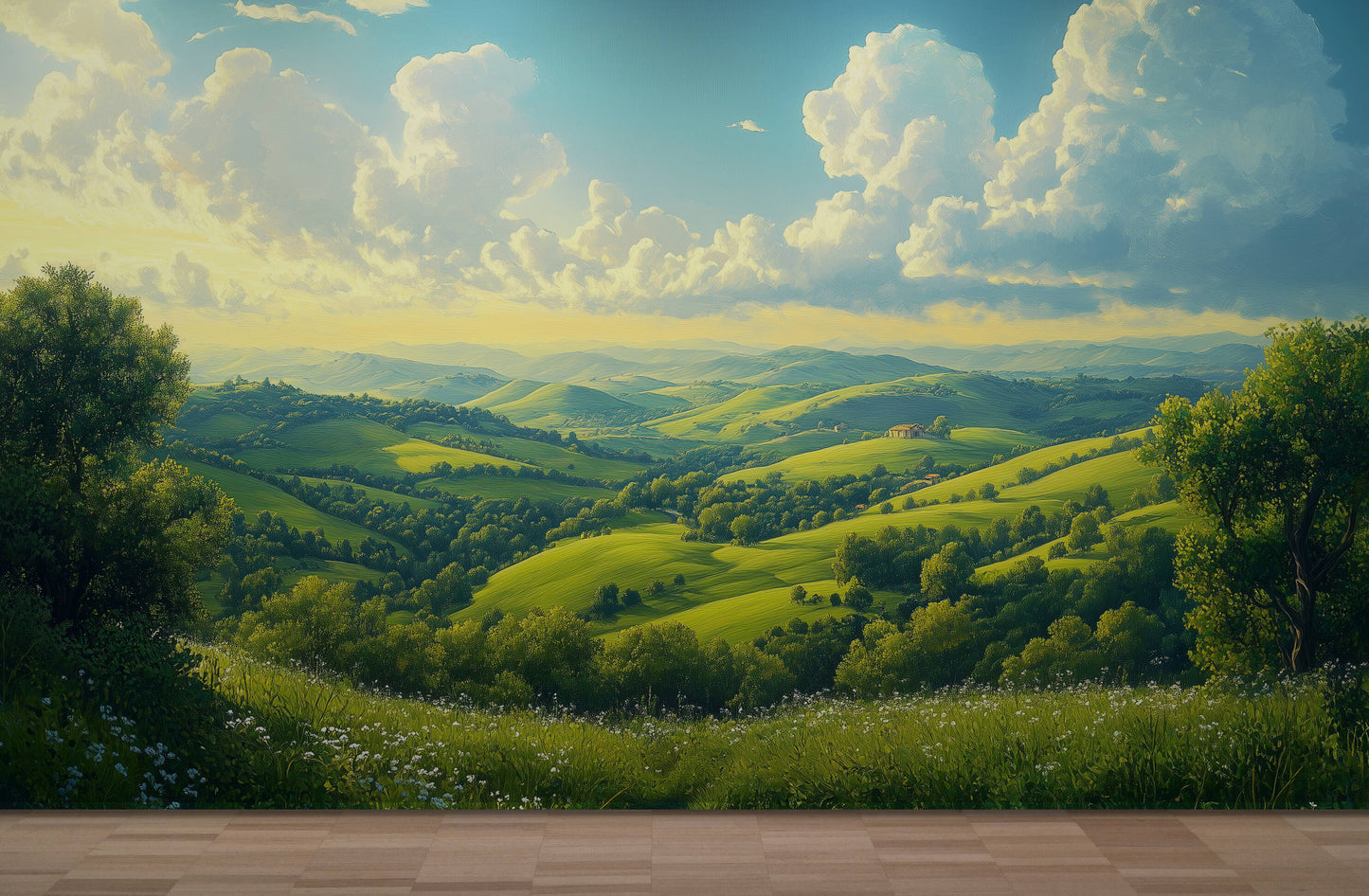 Landscape Wallpaper - Peel and Stick Polyester