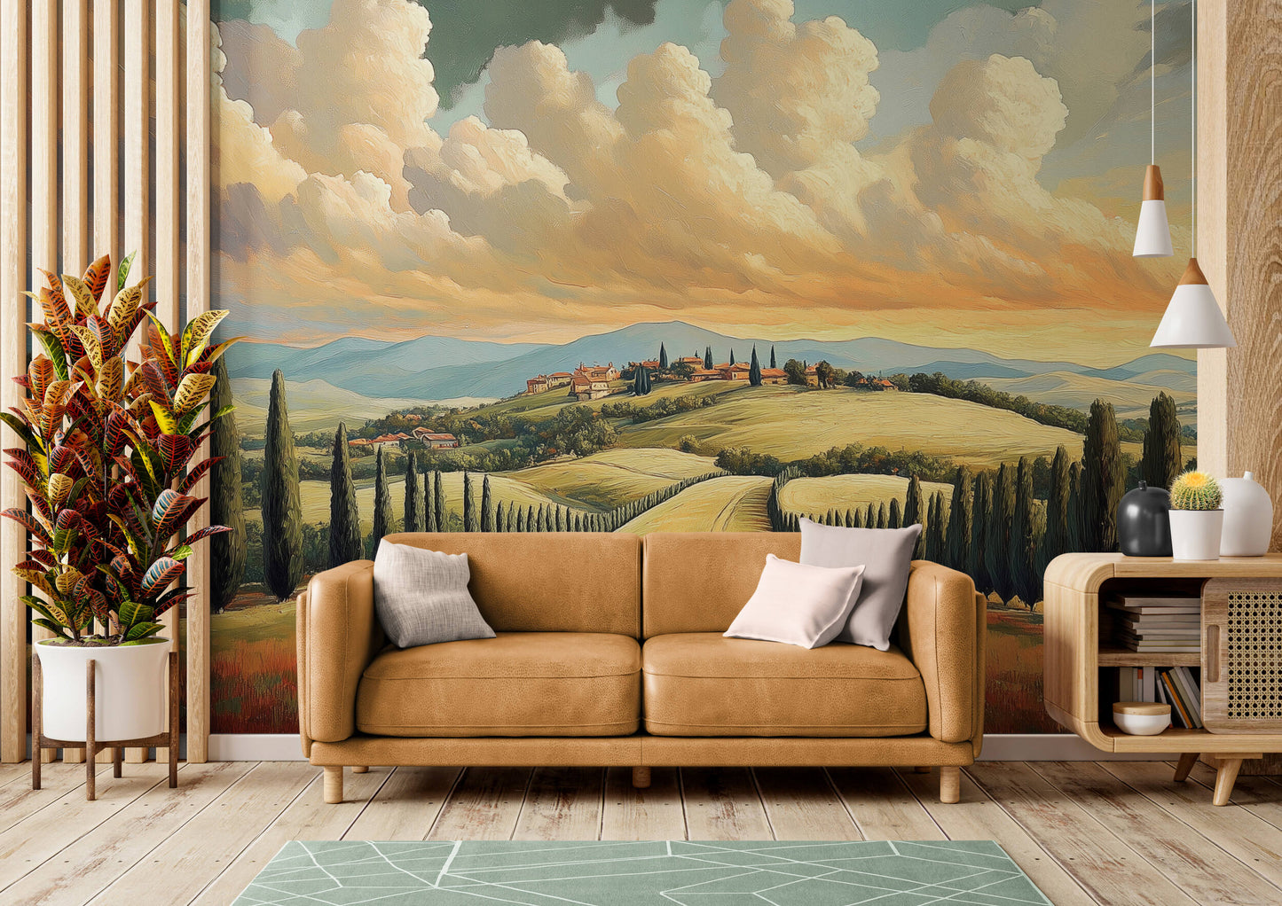 Landscape Wallpaper - Peel and Stick Polyester