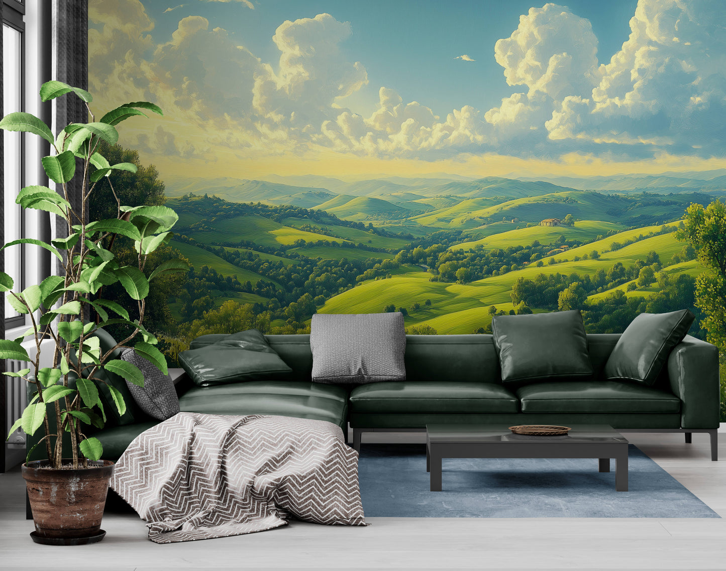Landscape Wallpaper - Peel and Stick Polyester