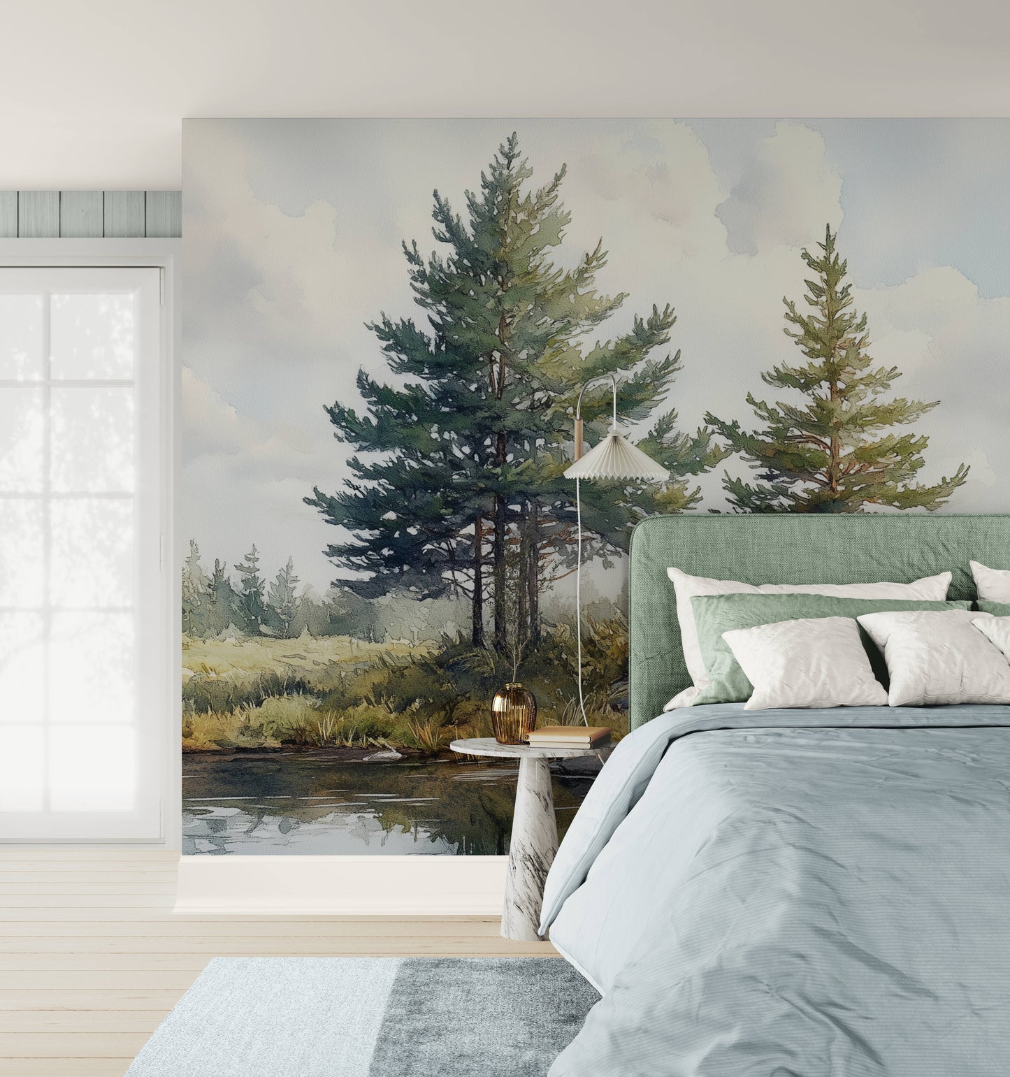 Landscape Wallpaper - Peel and Stick Polyester