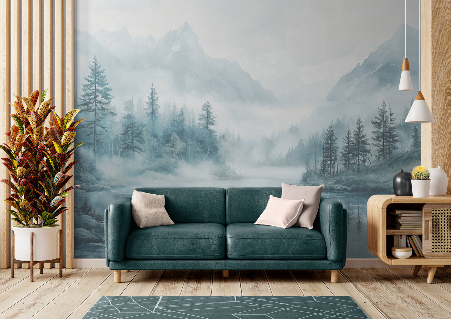 Scandinavian Wallpaper - Peel and Stick Polyester