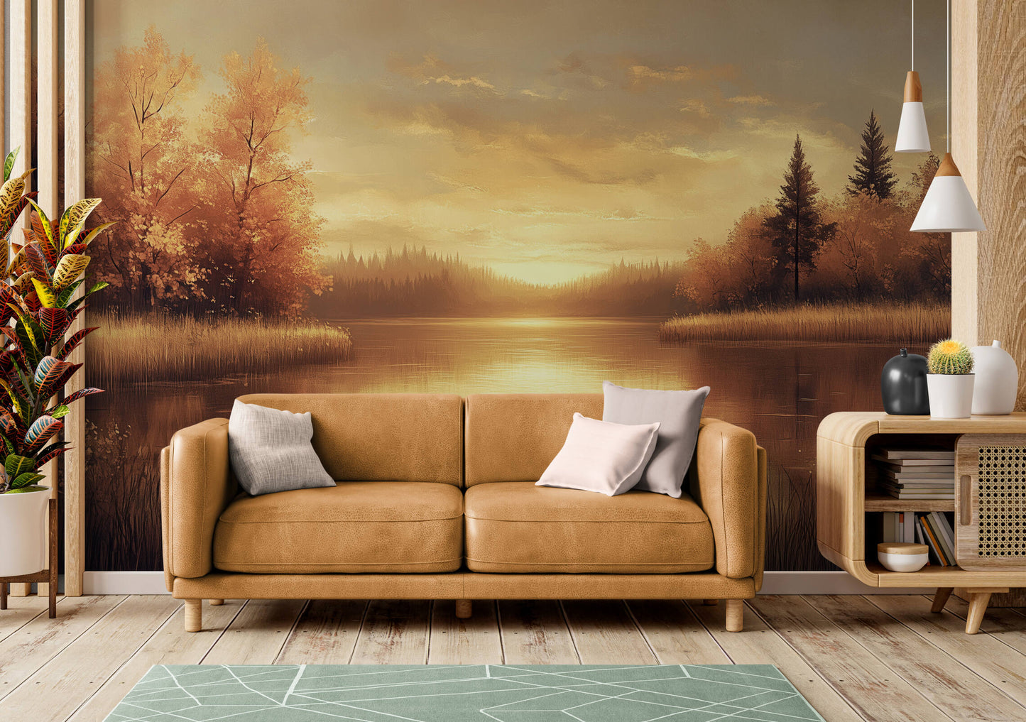 Landscape Wallpaper - Peel and Stick Polyester