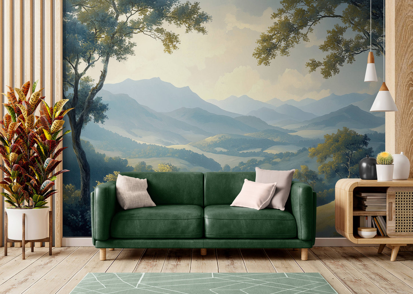 Landscape Wallpaper - Peel and Stick Polyester