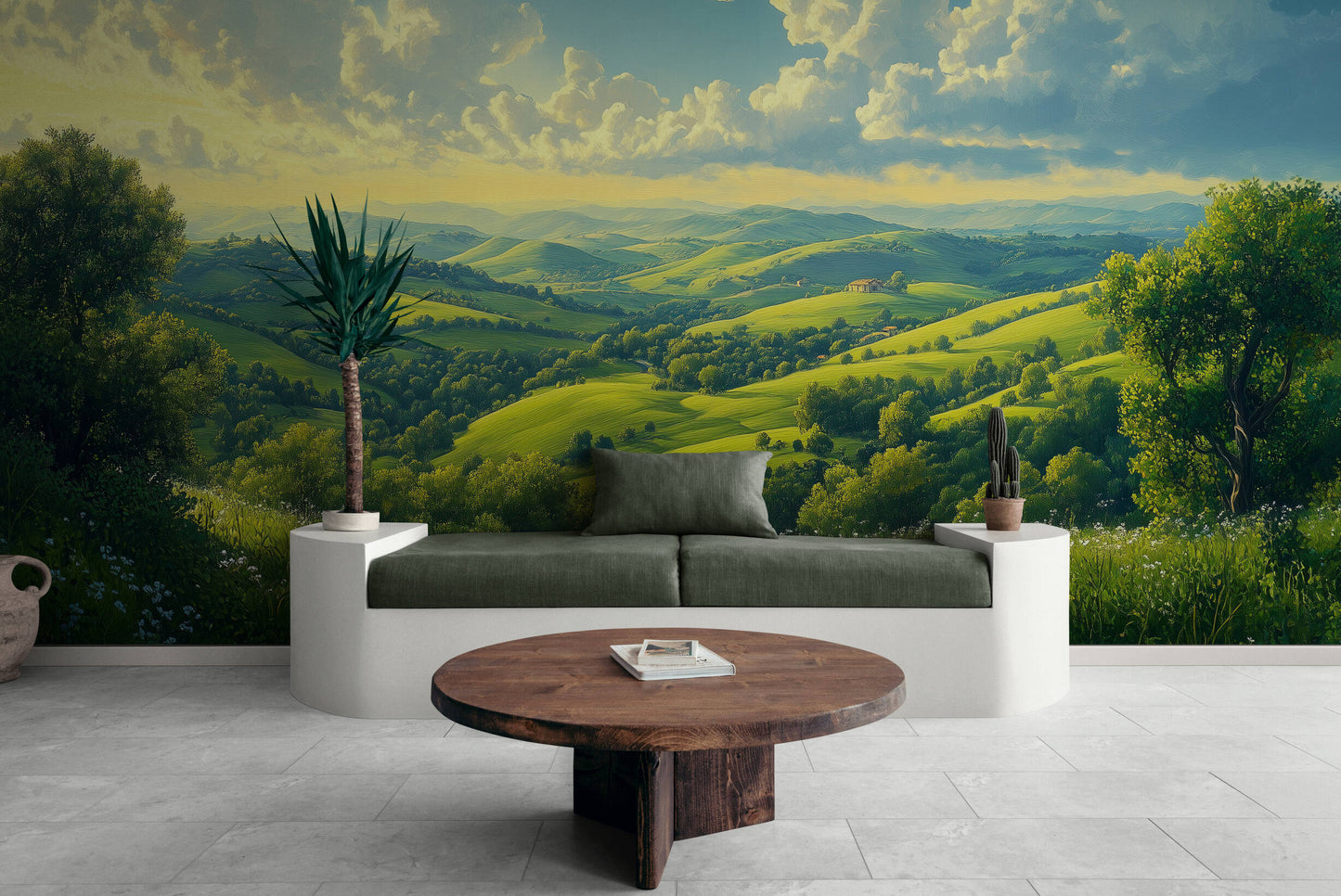 Landscape Wallpaper - Peel and Stick Polyester