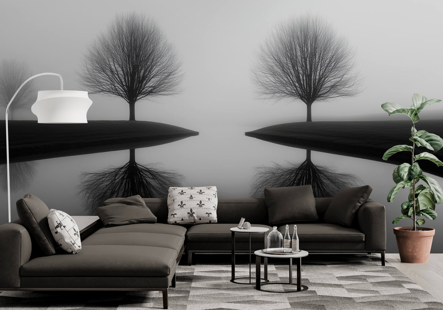 Landscape Wallpaper - Peel and Stick Polyester