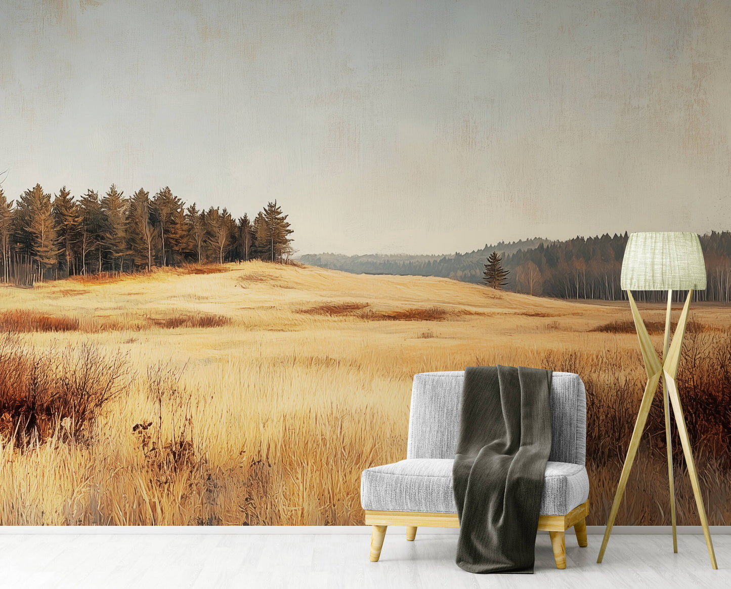 Landscape Wallpaper - Peel and Stick Polyester