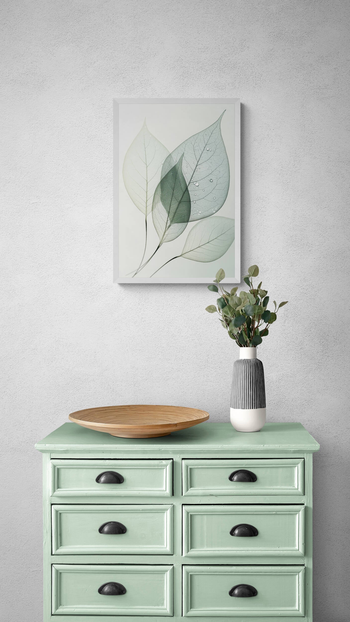 Botanical wall art - framed and unframed canvas