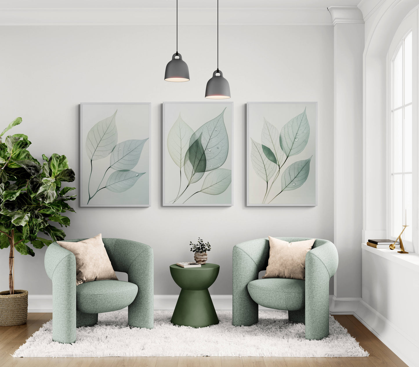Botanical wall art - framed and unframed canvas