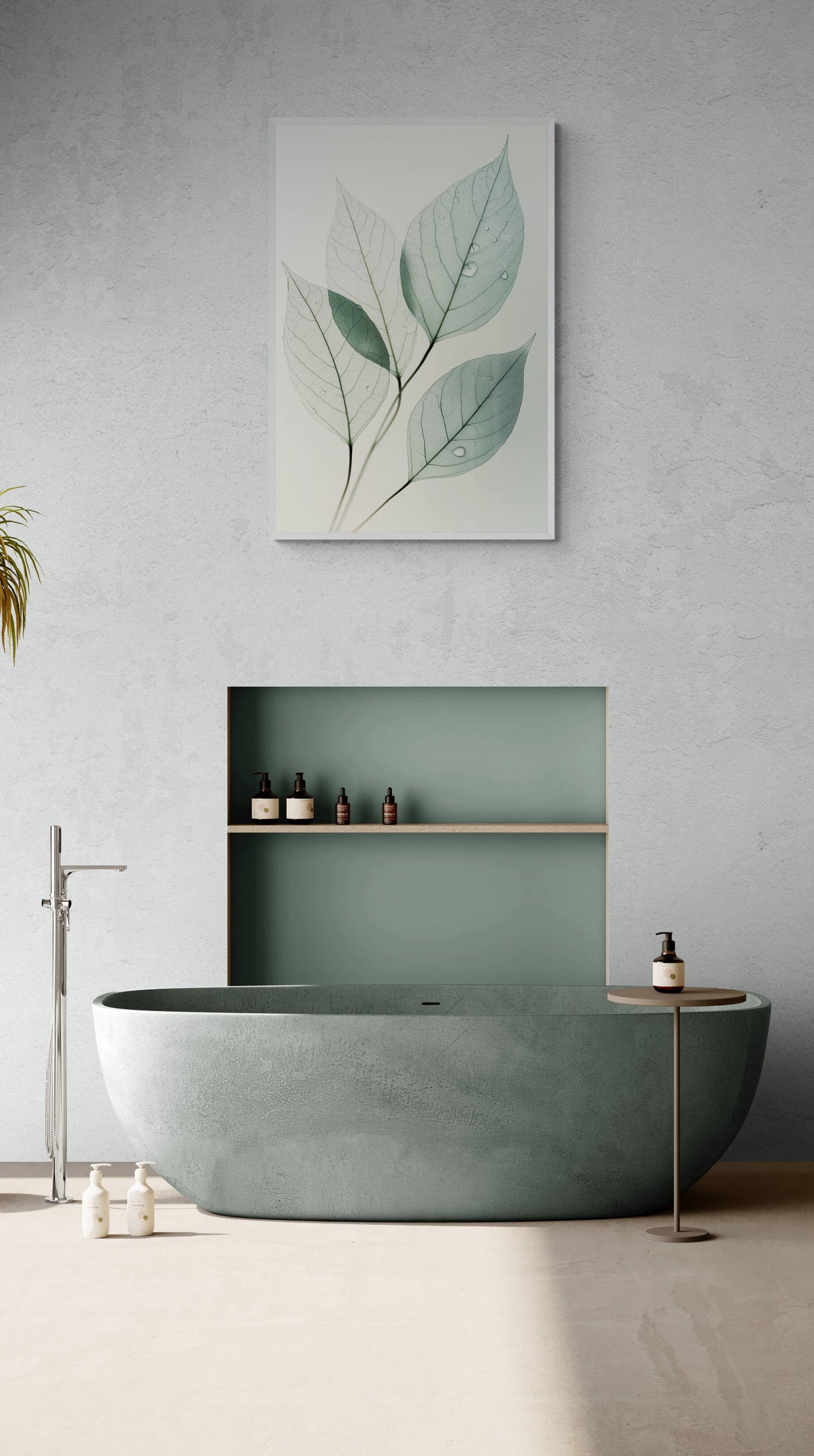 Botanical wall art - framed and unframed canvas