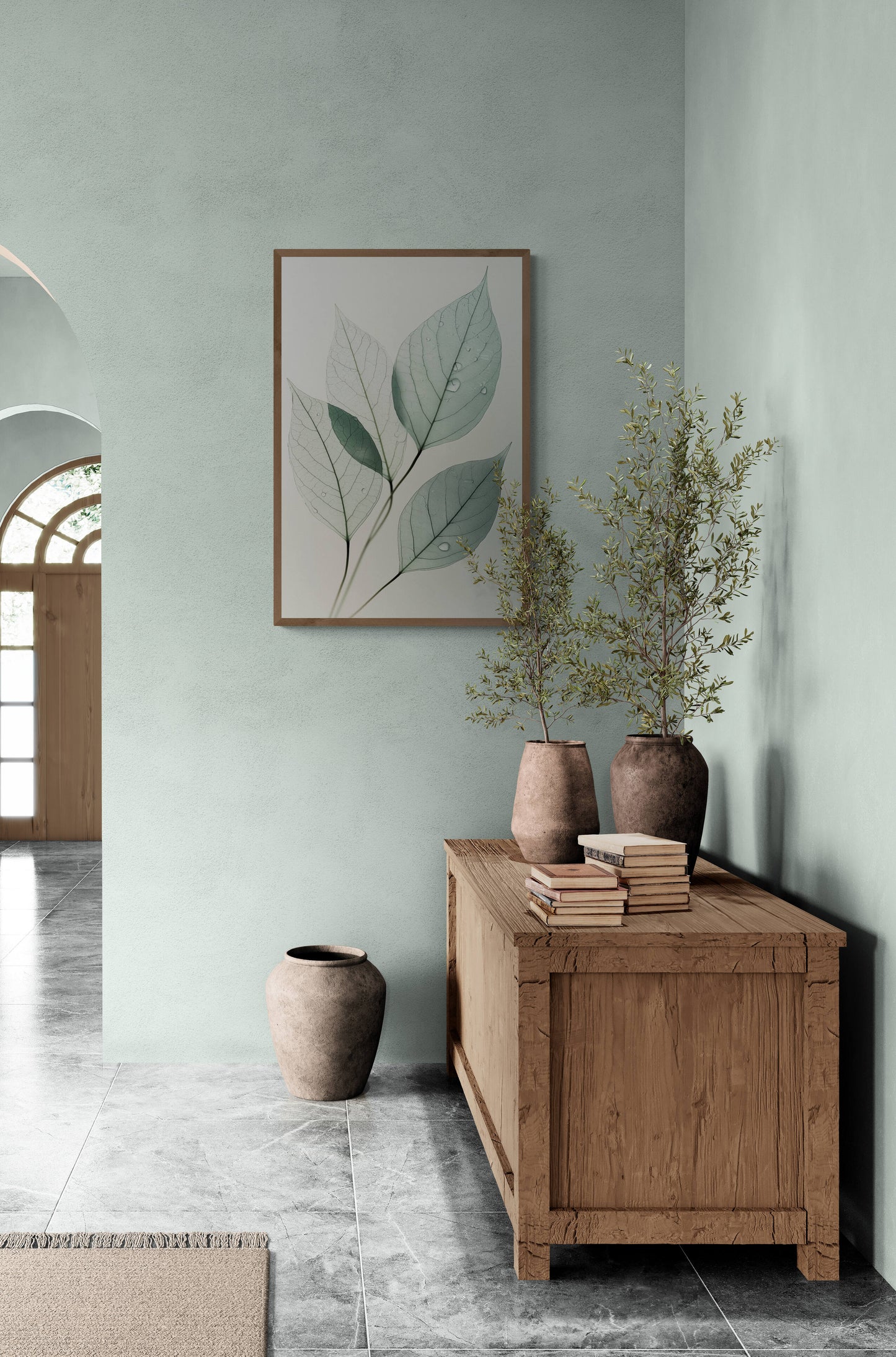Botanical wall art - framed and unframed canvas