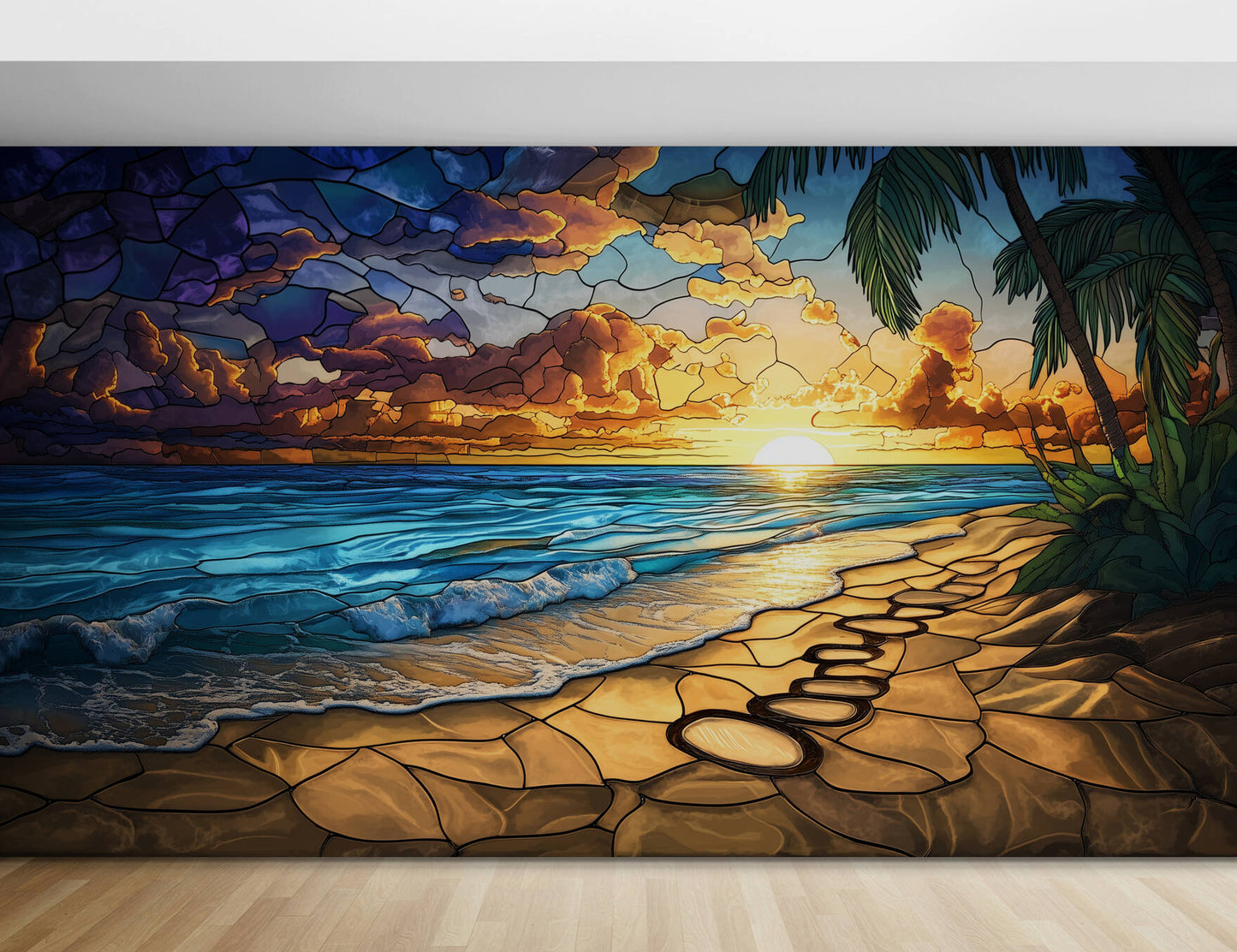Ocean Wallpaper - Peel and Stick Polyester
