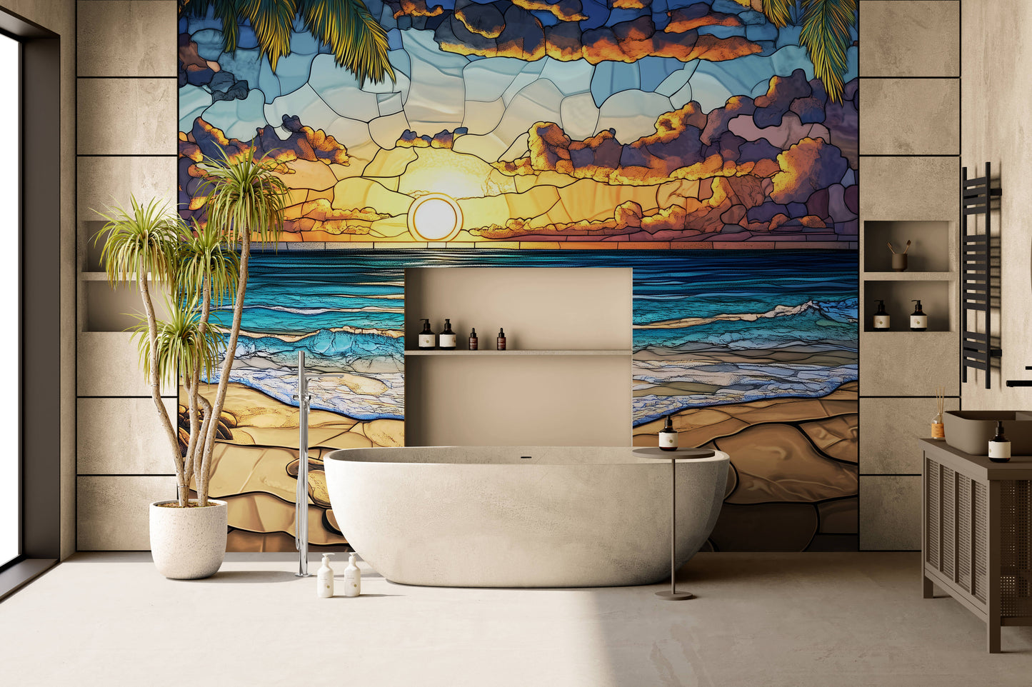 Ocean Wallpaper - Peel and Stick Polyester