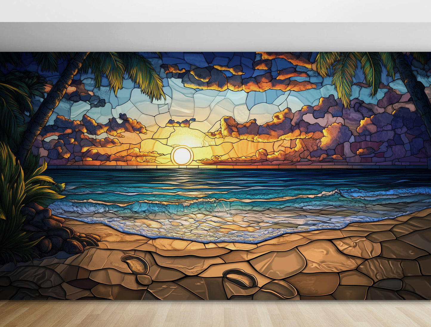Ocean Wallpaper - Peel and Stick Polyester