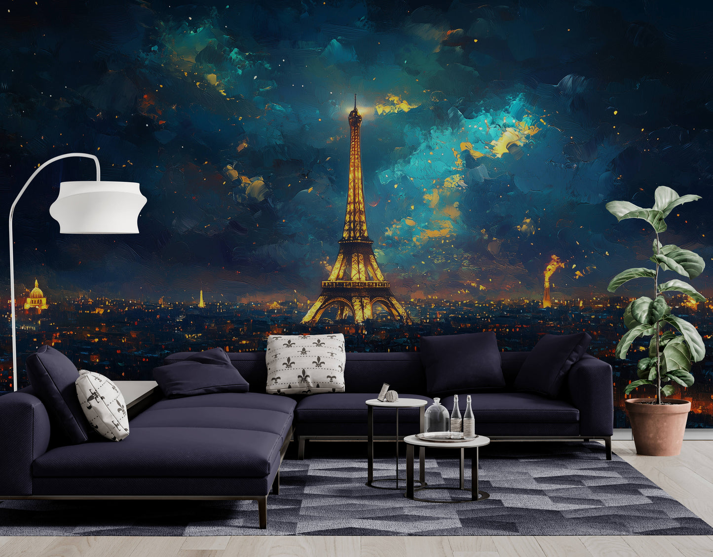 Paris Wallpaper - Peel and Stick Wallpaper Eiffel Tower