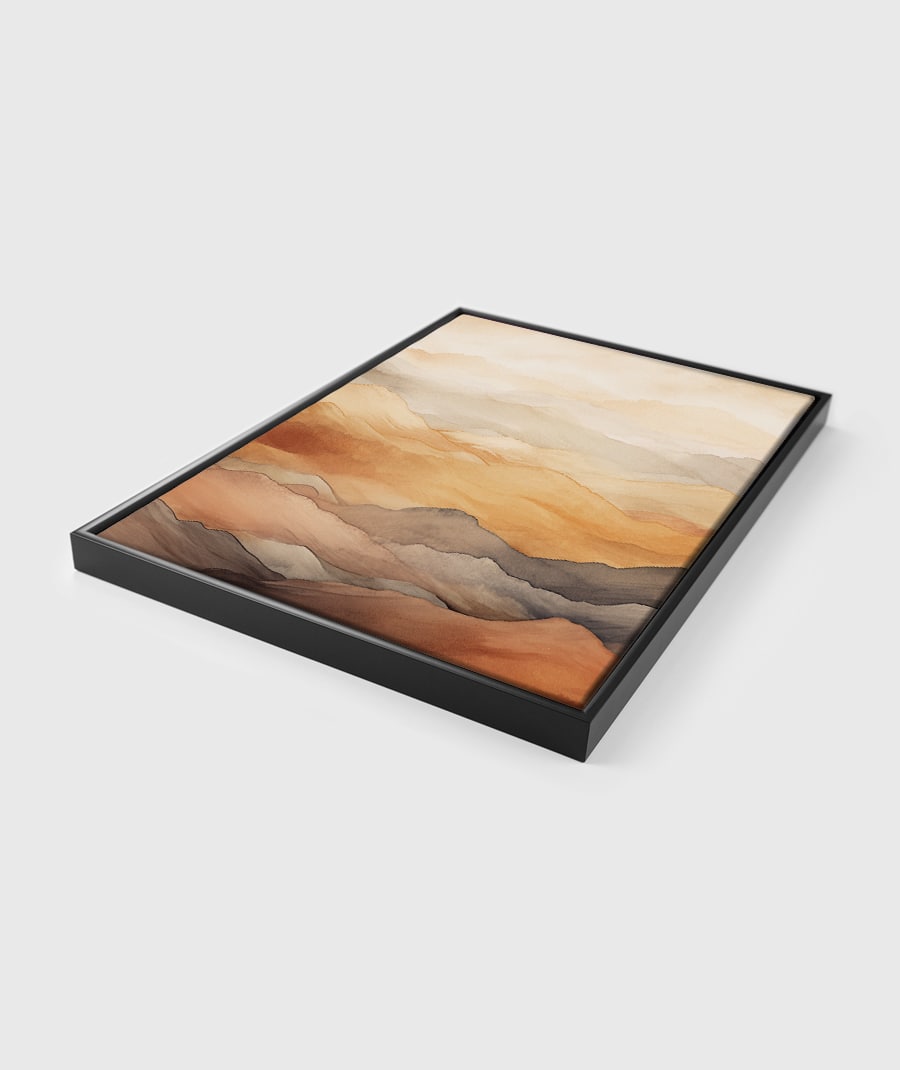 Abstract wall art - framed and unframed canvas