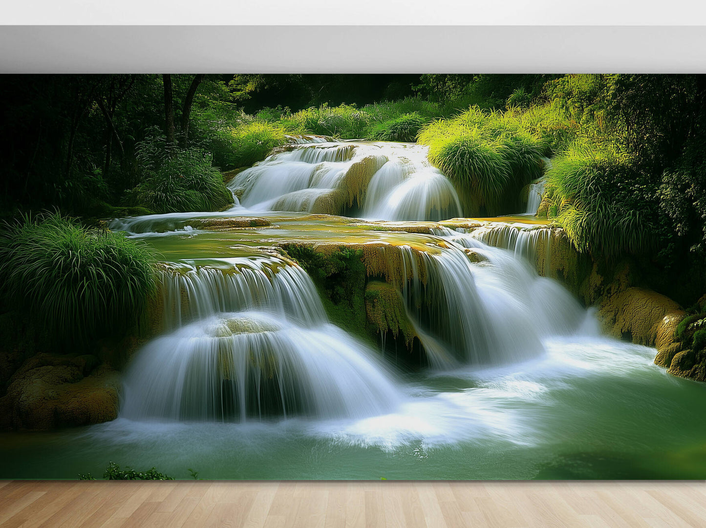 Waterfall Wallpaper - Peel and Stick Polyester