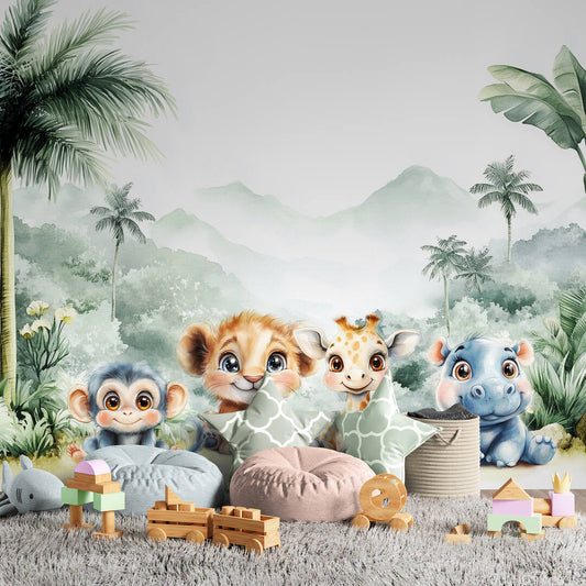 Bring the Jungle to Their Room: Playful Wallpaper Ideas for Wildly Fun Kids’ Spaces