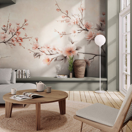 Floral Wall Mural - Chinoiserie-6