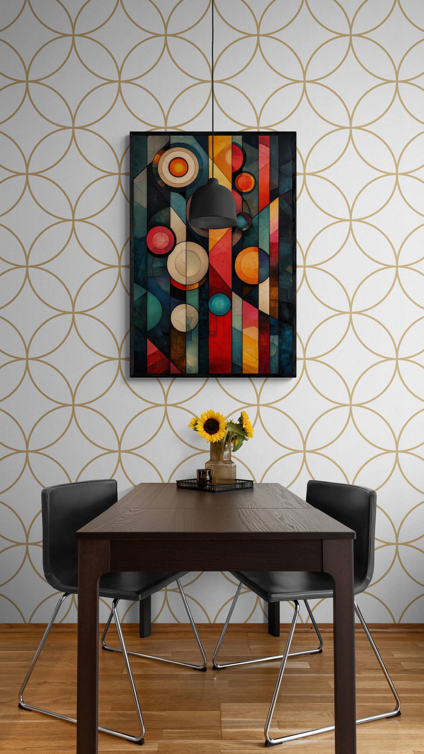Abstract wall art - framed and unframed canvas