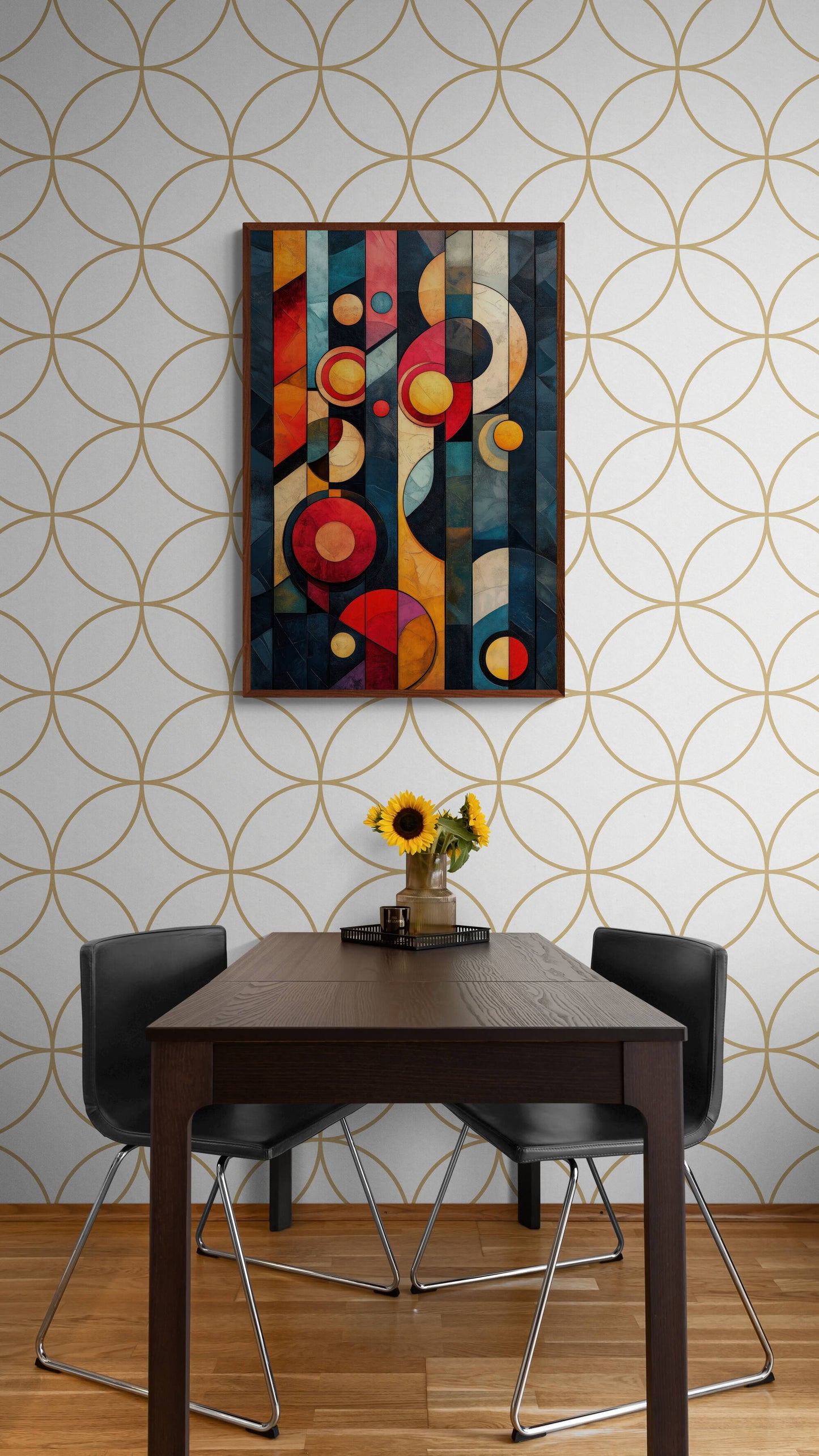 Abstract wall art - framed and unframed canvas