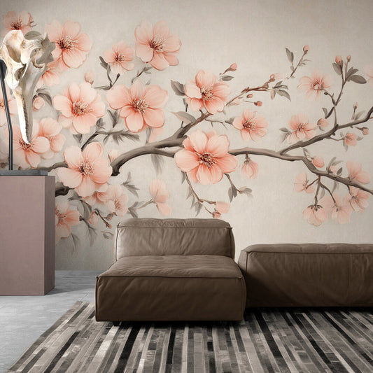 Floral Wall Mural - Chinoiserie-5